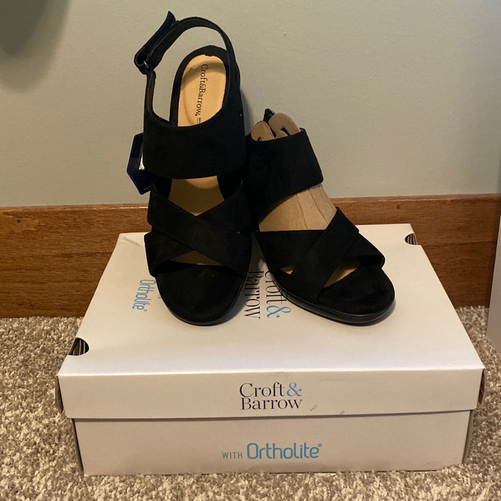Croft & Barrow Black Heels